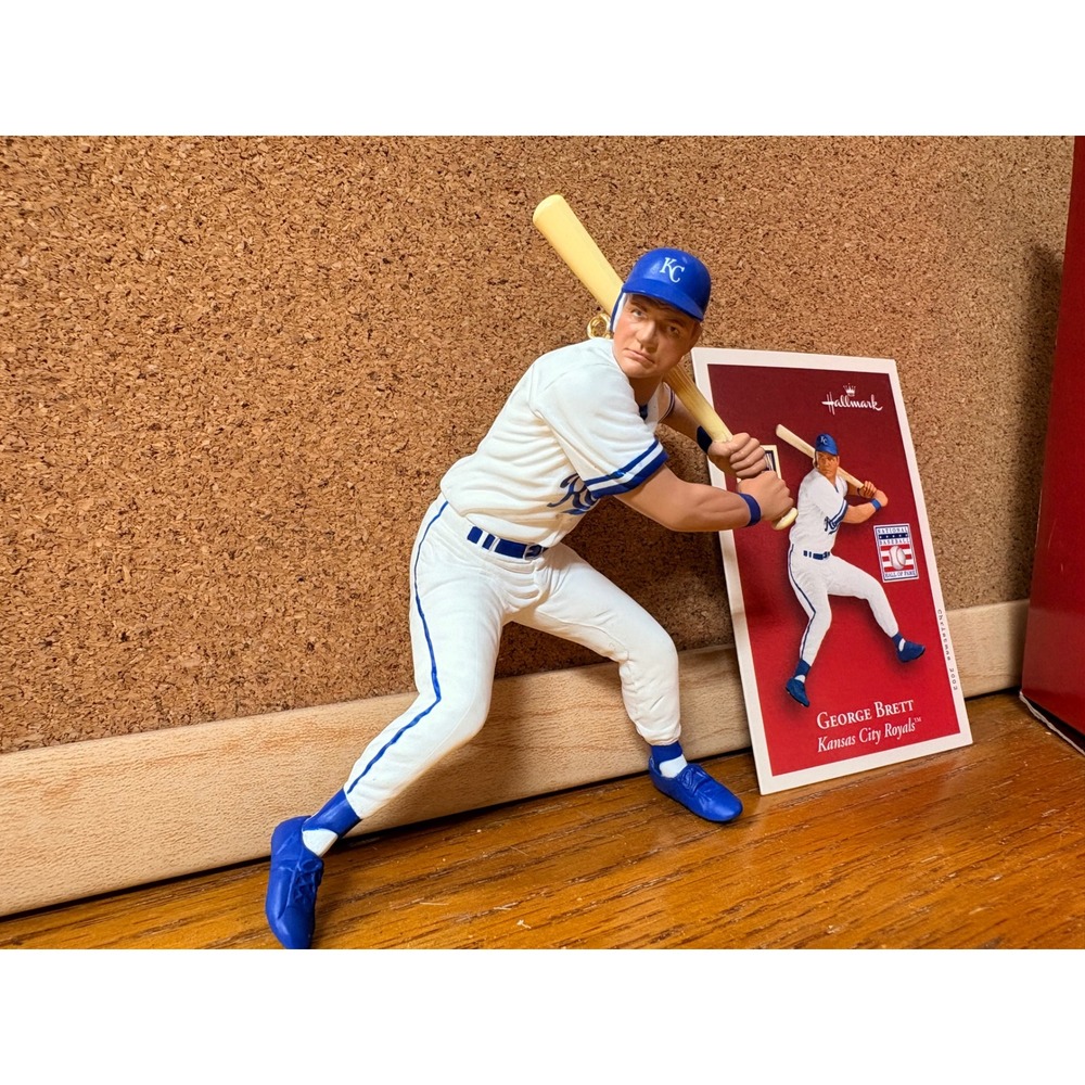 Hallmark‎ Keepsake George Brett Kansas City Royals 2002 Ornament MLB HOF Boxed